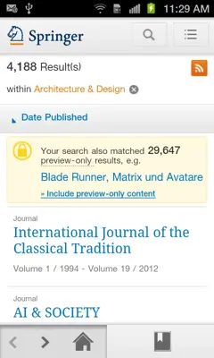 SpringerLink android App screenshot 9