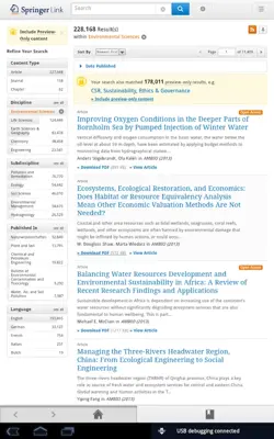 SpringerLink android App screenshot 3