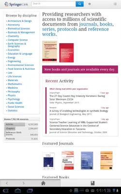 SpringerLink android App screenshot 4