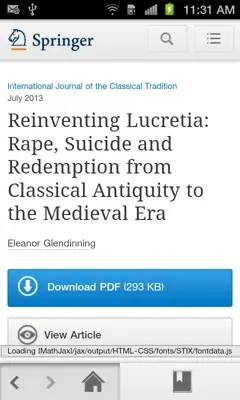 SpringerLink android App screenshot 7